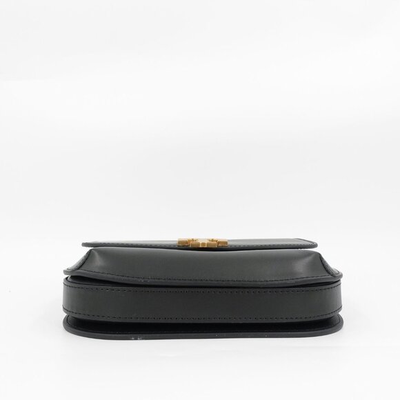 Tory Burch Eleanor Slim Saddlebag Black OS - Picture 7 of 16
